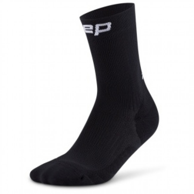 CEP Core Run Socks Mid Cut 5.0, Laufsocken, Herren, schwarz