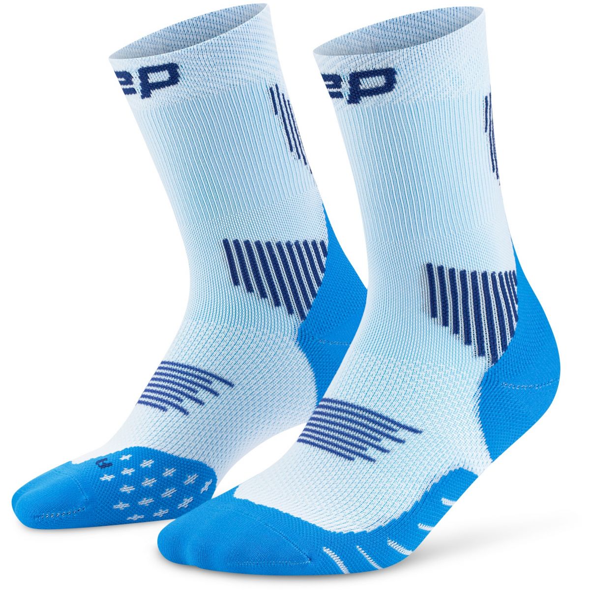 CEP Core Run Socks Mid Cut 5.0, Laufstrümpfe, Damen, blau — 2