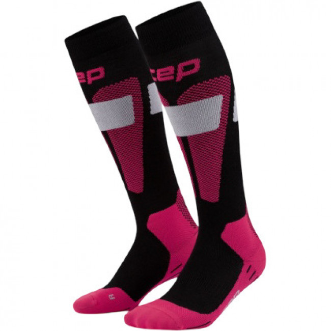 CEP Ski Merino Socks Tall 3.0, Skisocken, Damen, rosa