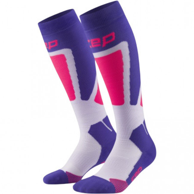 CEP Ski Thermo Socks Tall 4.0, Skisocken, Damen, lila
