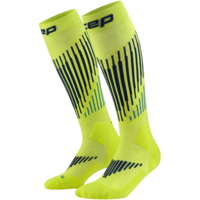 CEP Ski Touring Merino Socks Tall 3.0, Skisocken, Damen, gelb