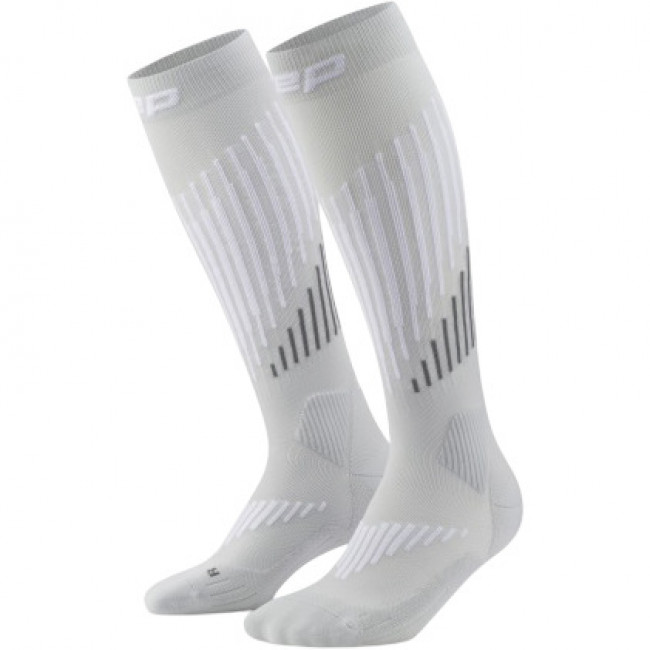 CEP Ski Touring Merino Socks Tall 3.0, Skisocken, Herren, hellgrau