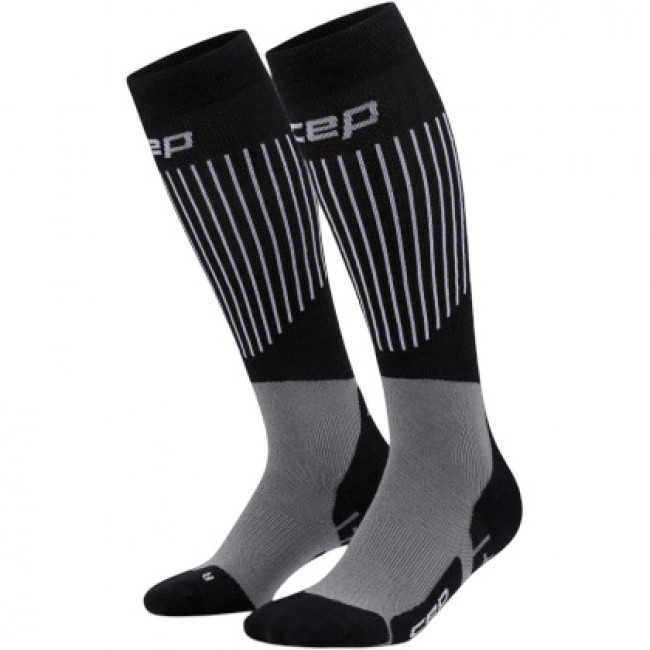 CEP Ski Ultralight Socks Tall 3.0, Skisocken, Damen, schwarz