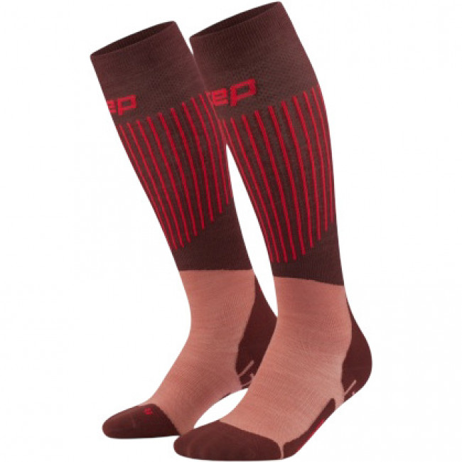 CEP Ski Ultralight Socks Tall 3.0, Skisocken, Herren, braun