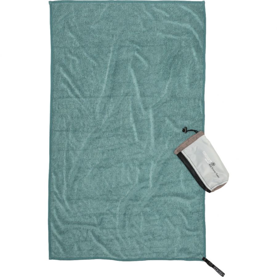 Cocoon Eco Travel Towel, Lyocell Handtuch, nilegrün