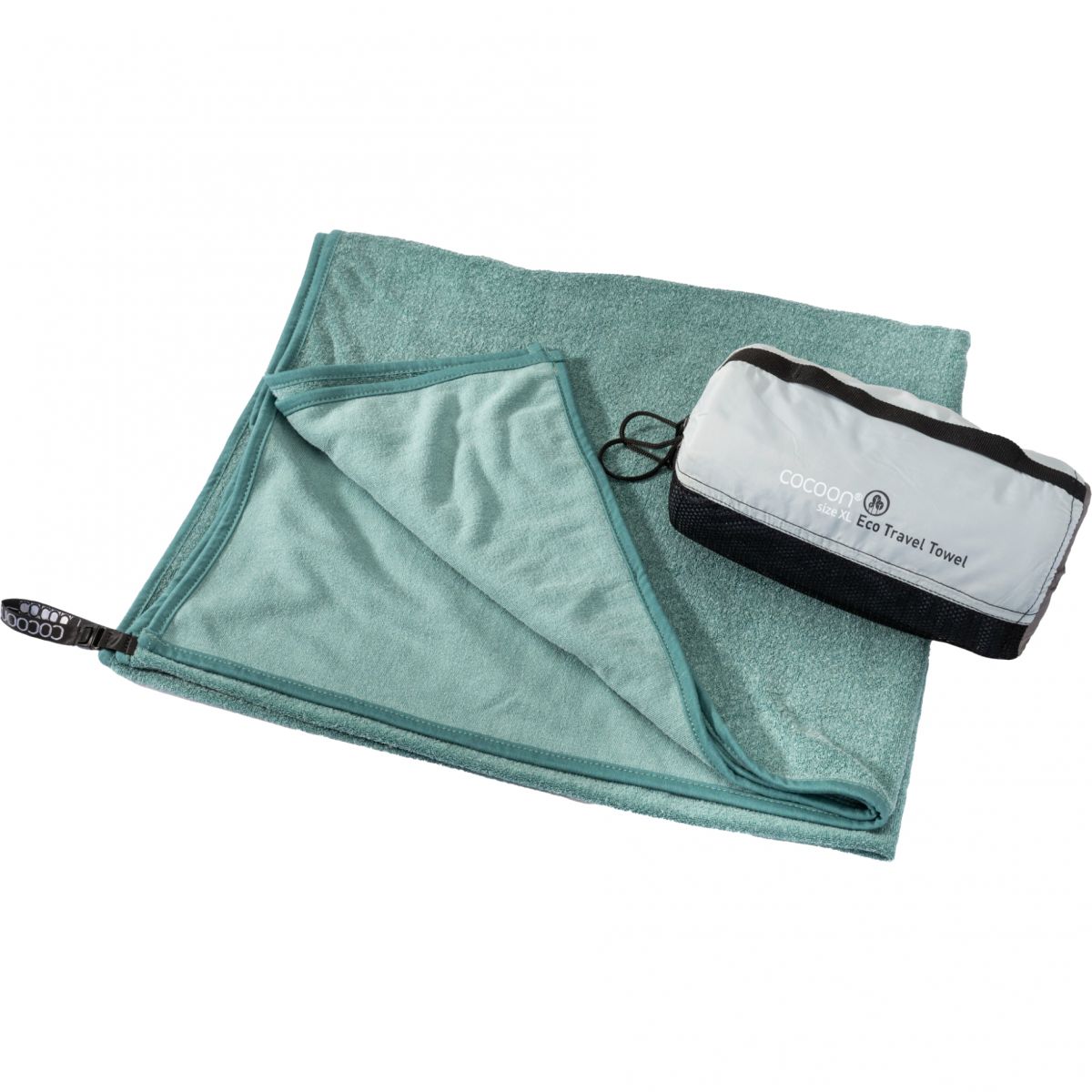 Cocoon Eco Travel Towel, Lyocell Handtuch, nilegrün — 2