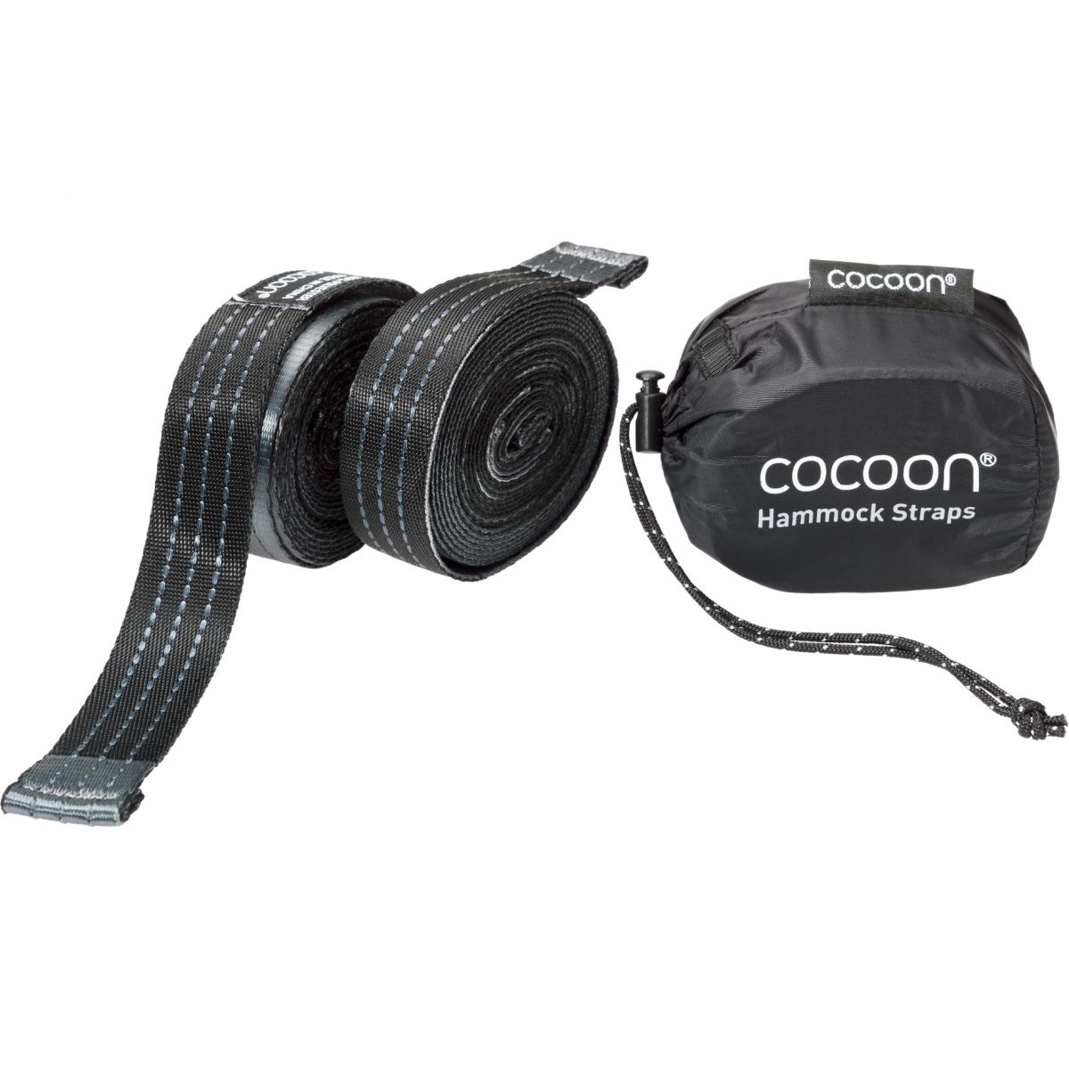 Cocoon Hammock Straps, 303 cm, Gurte, schwarz/grau — 2