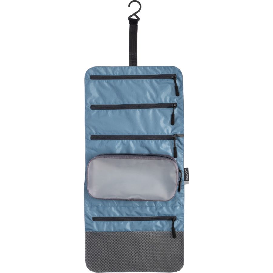 Cocoon Hanging Toiletry Kit Minimalist Light, Kulturtasche, Phantom Schwarz/Aschblau