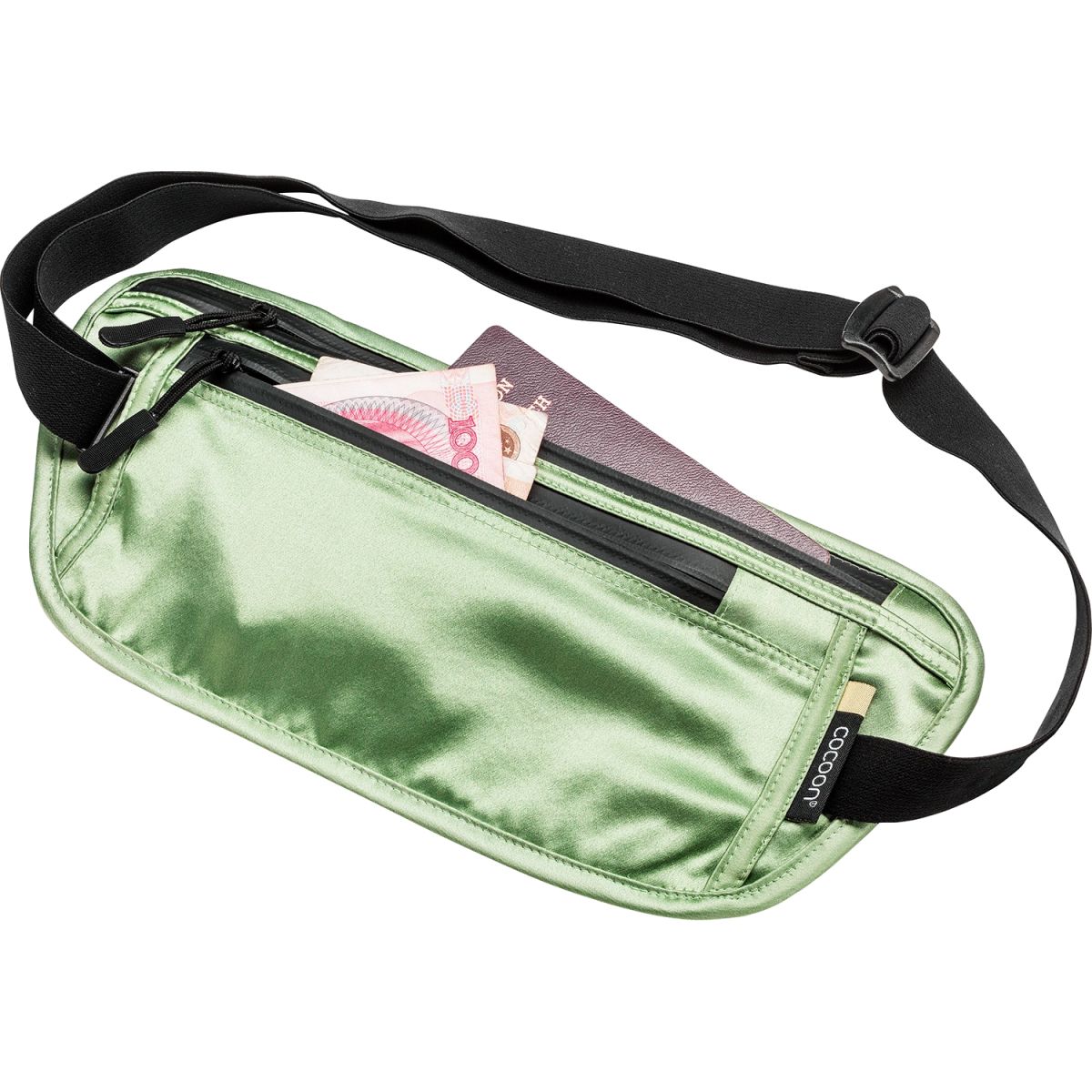 Cocoon Secret Waist Wallet / Silk, Geldbörse, hellgrün — 2