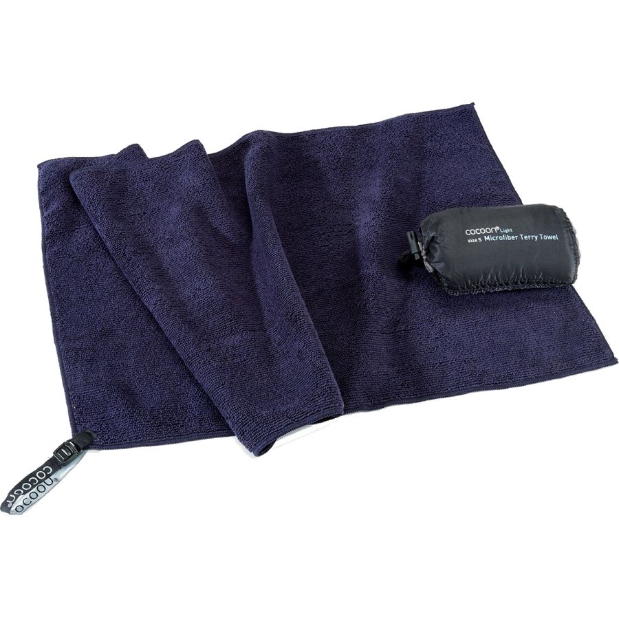 Cocoon Terry Towel Light, Mikrofaser Handtuch, delfinblau