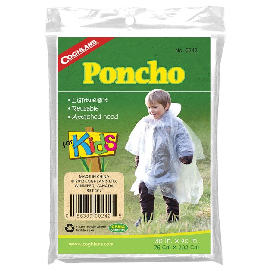 Coghlans Poncho Für Kinder, Regenmantel