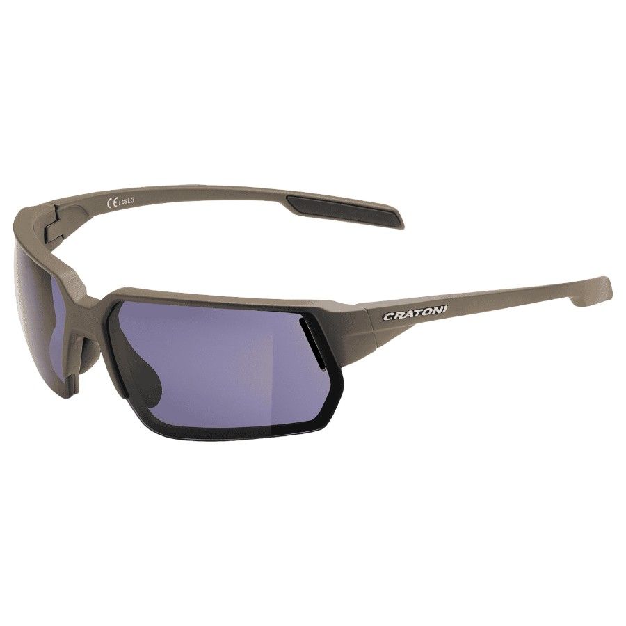 Cratoni C-Lite Color  Lifestyle Grau-Blau W/O Spiegel, Sonnenbrille, Braun