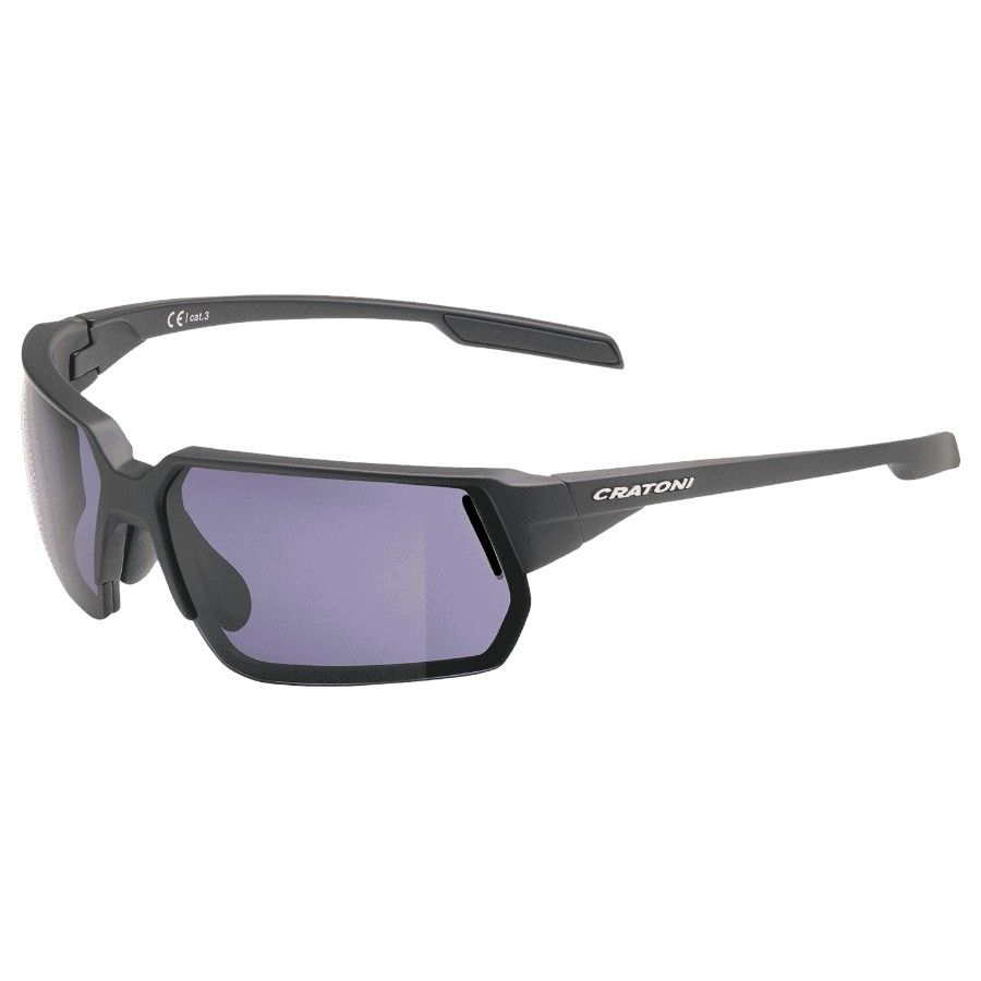 Cratoni C-Lite Color  Lifestyle Grey Blue W/O Mirror, Sonnenbrille, matt schwarz