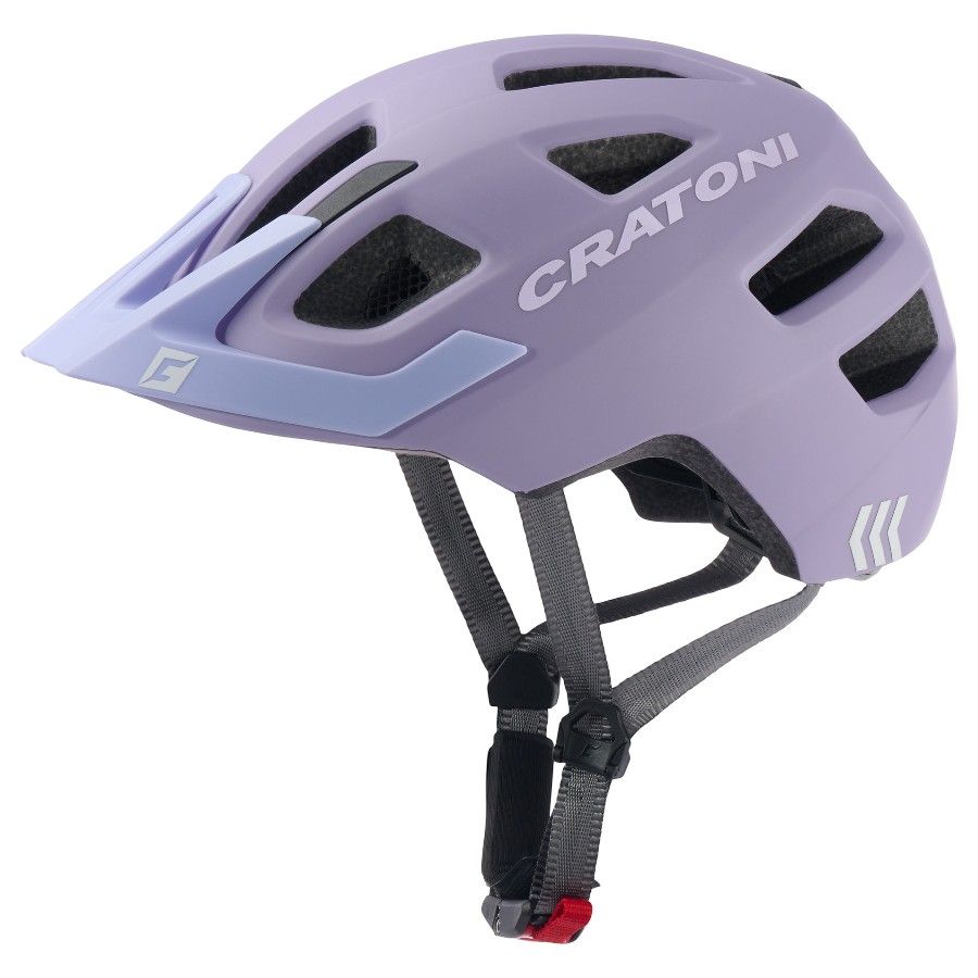 Cratoni Maxster Pro, Fahrradhelm, matt lila