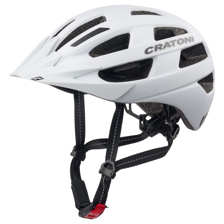 Cratoni Velo-X, Fahrradhelm, matt weiß