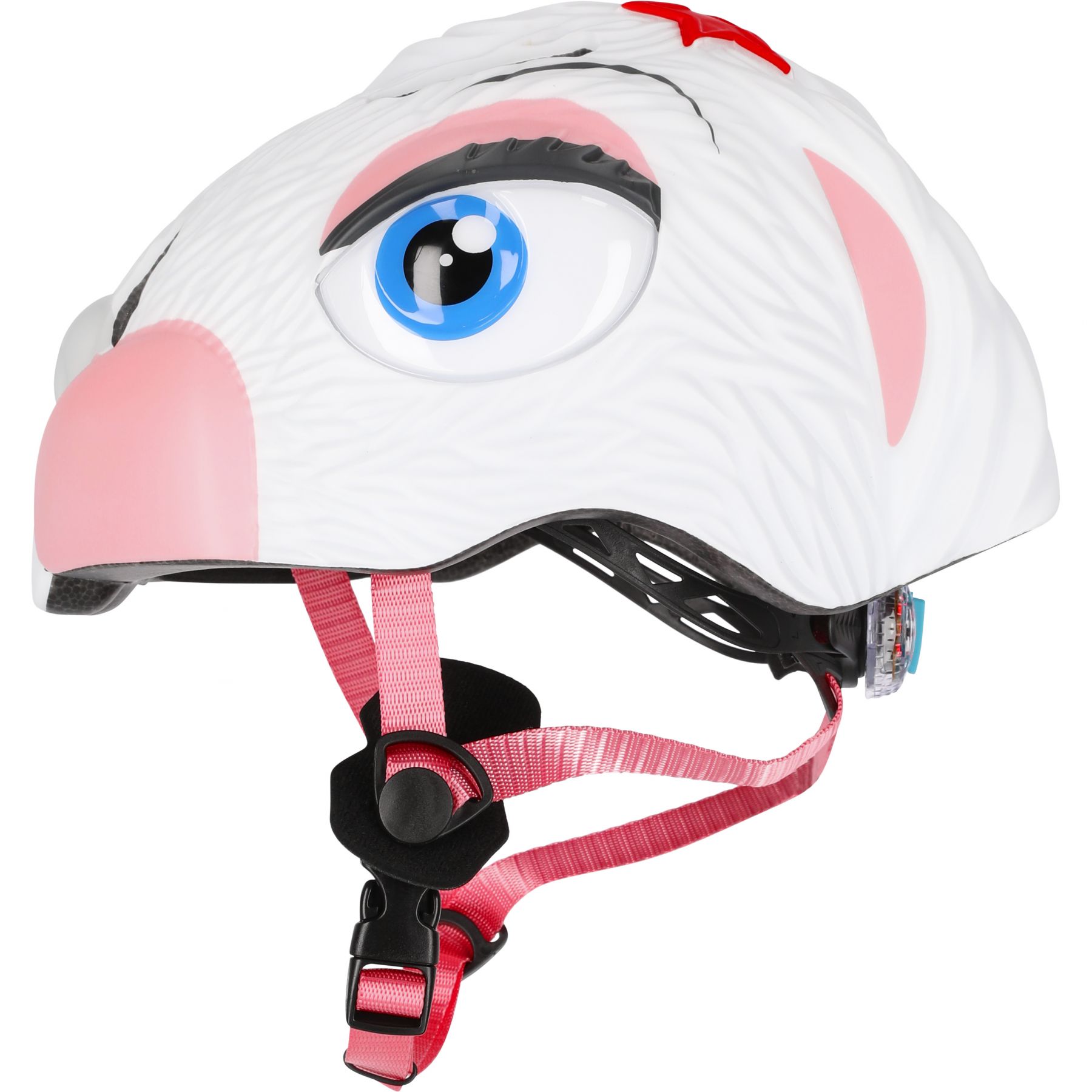 Crazy Safety Bunny, Fahrradhelm, Junior, weiß