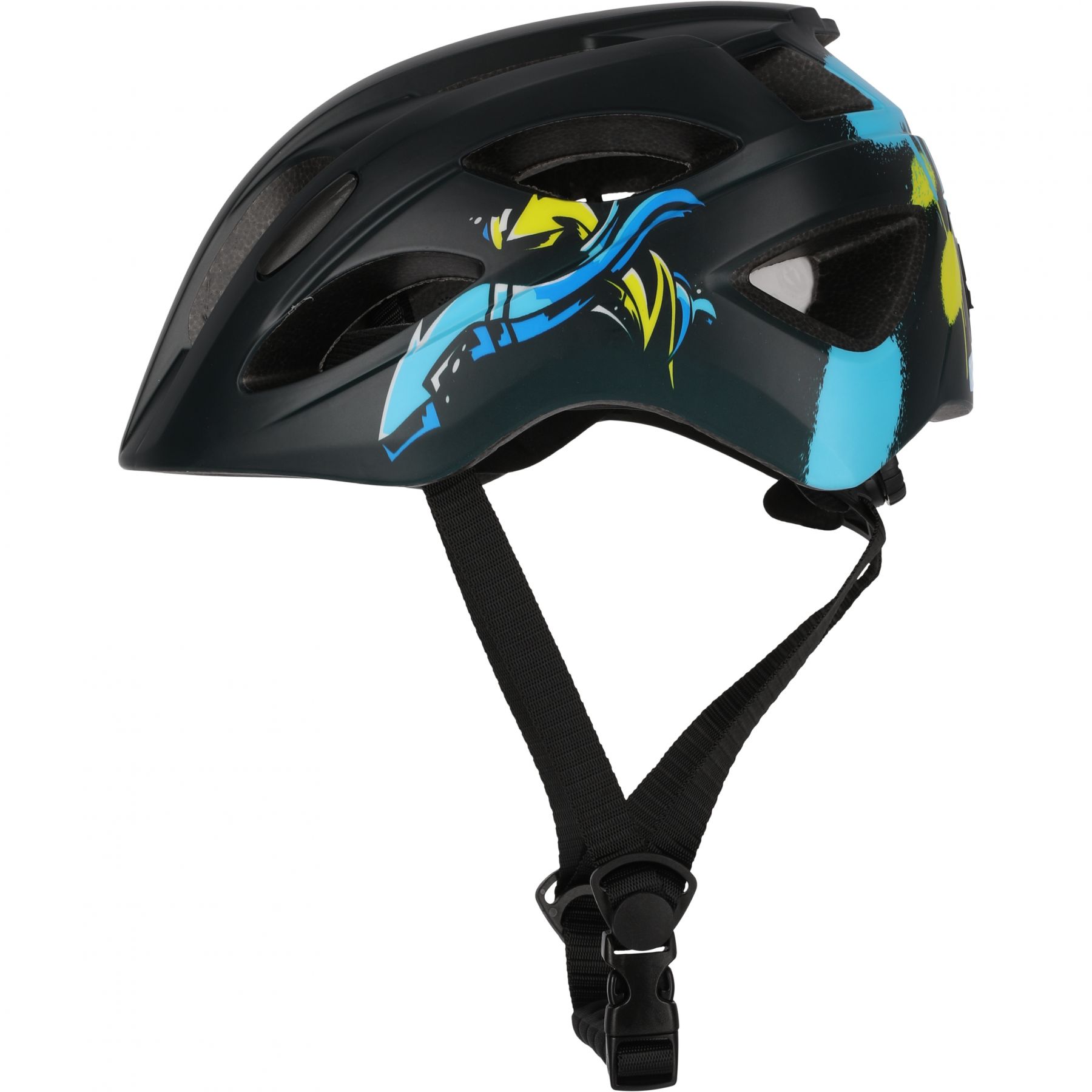 Crazy Safety Cool Arrow, Fahrradhelm, Junior, schwarz/blau