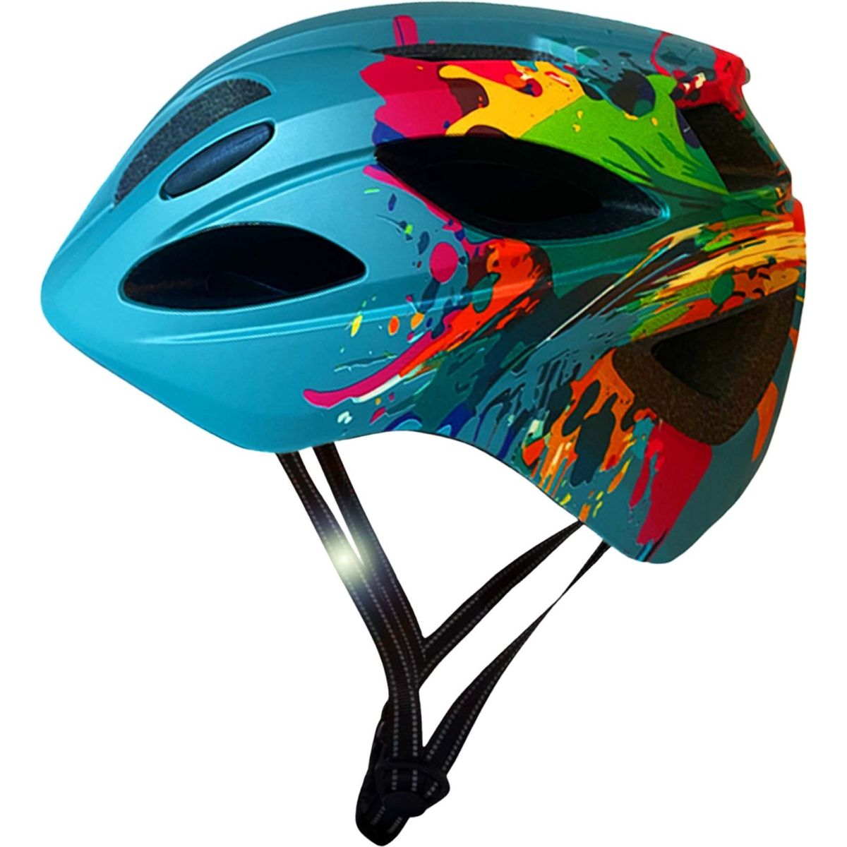 Crazy Safety Cool Splash, Fahrradhelm, Junior, blau — 2