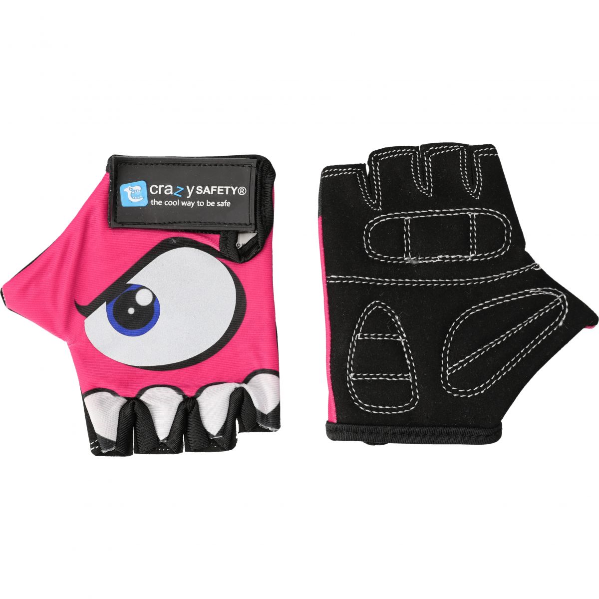 Crazy Safety, Fahrradhandschuhe, Junior, pink — 2