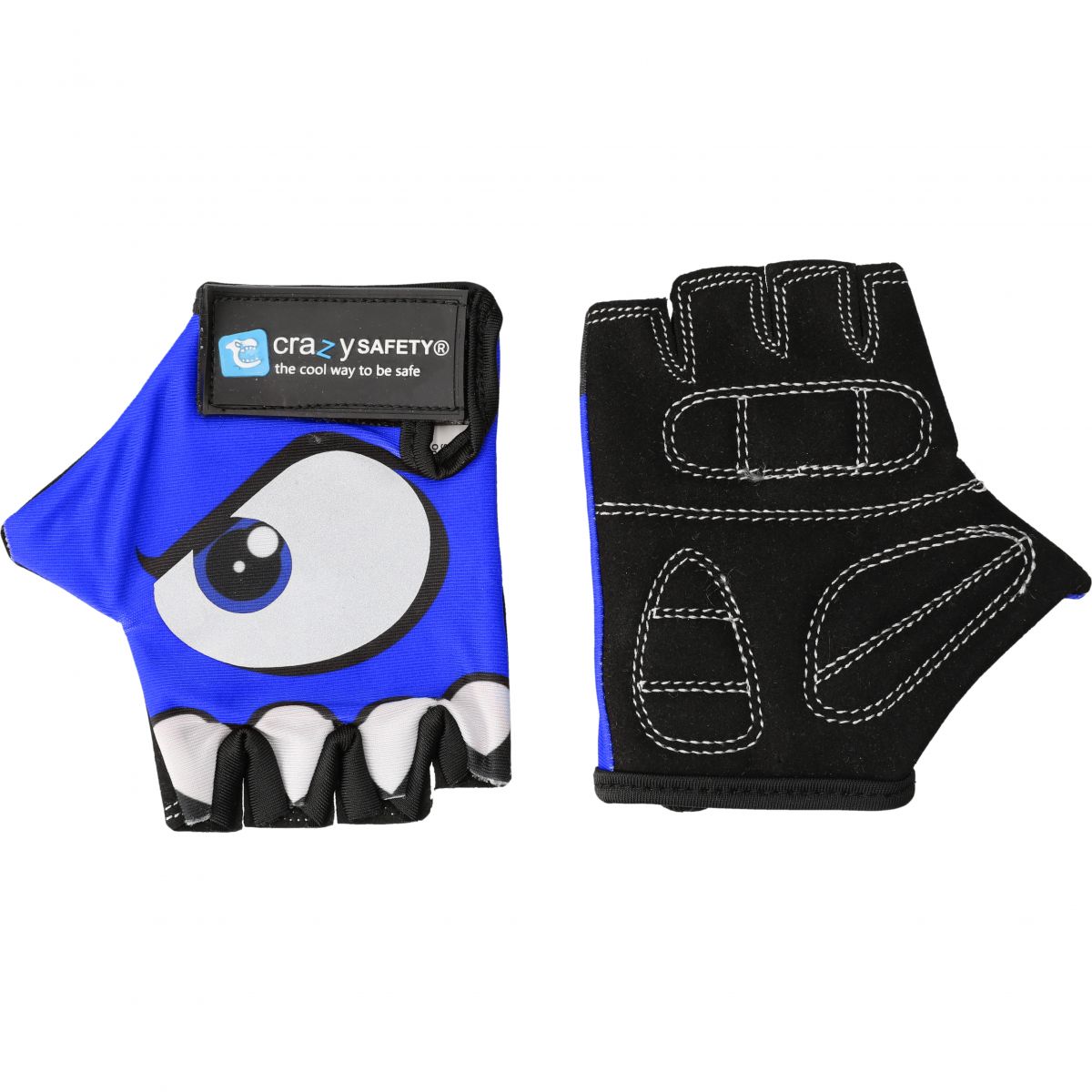 Crazy Safety, Fahrradhandschuhe, Junior, blau — 2
