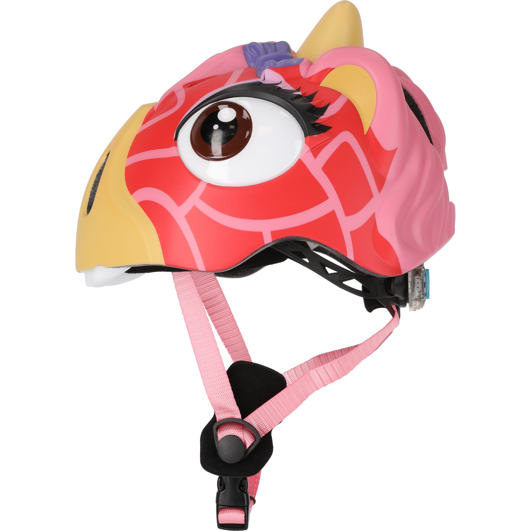 Crazy Safety Giraffe, Fahrradhelm, Junior, rot