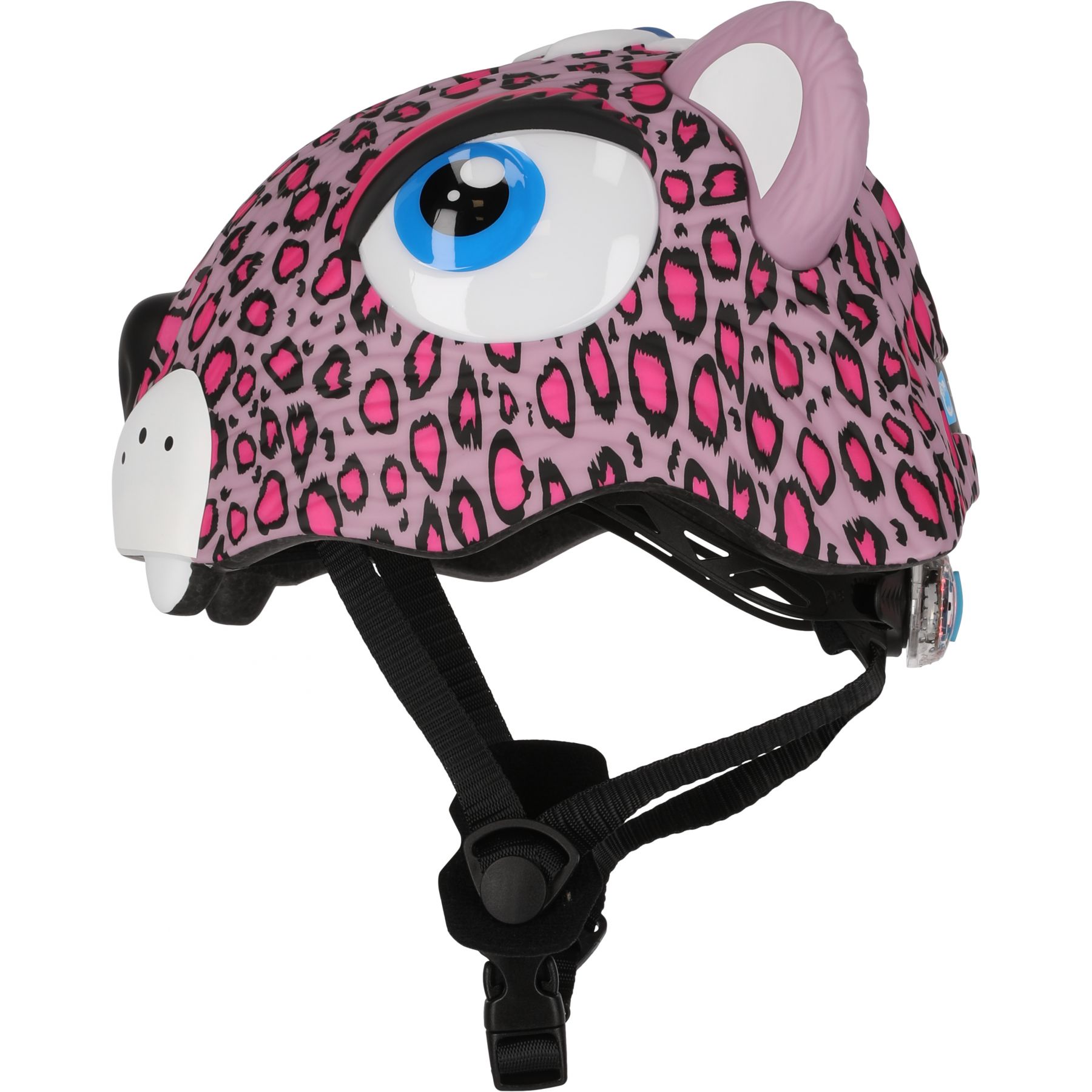 Crazy Safety Leopard, Fahrradhelm, Junior, Pink