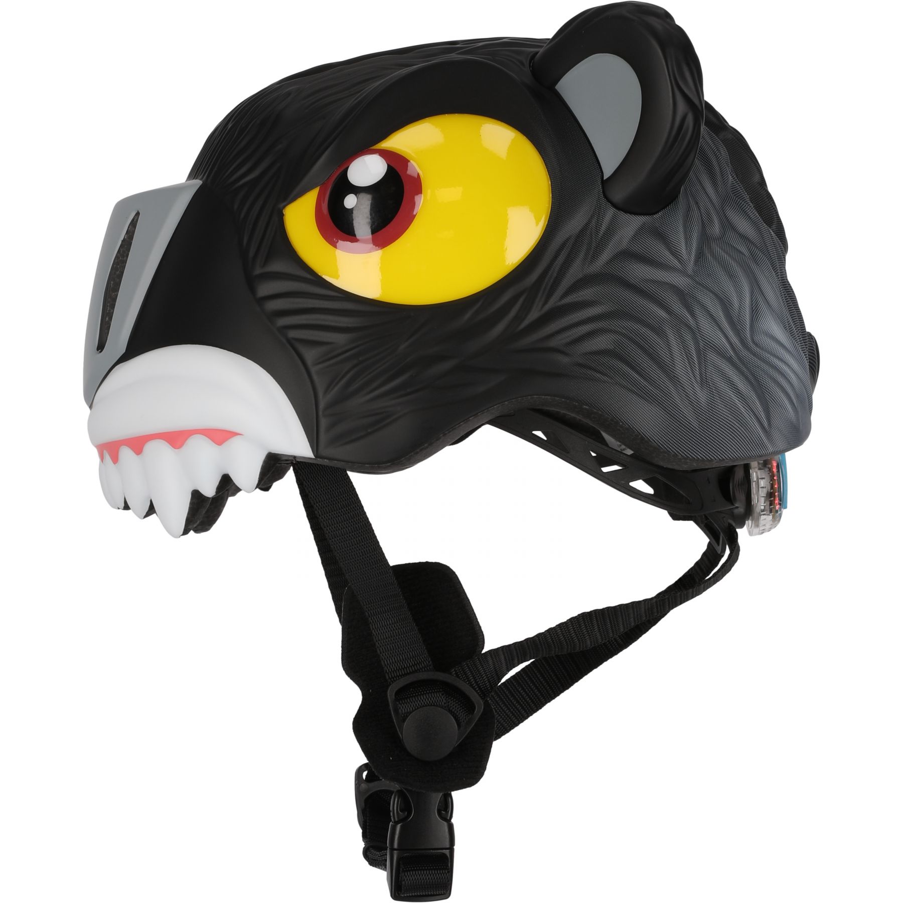 Crazy Safety Panther, Fahrradhelm, Junior, schwarz
