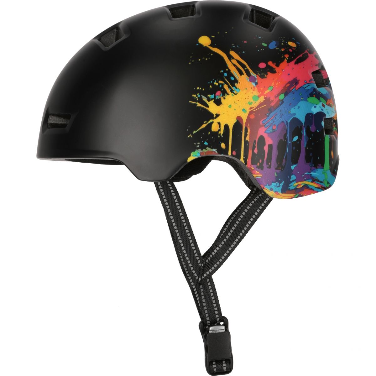 Crazy Safety Rampage Splash, Fahrradhelm, schwarz — 2