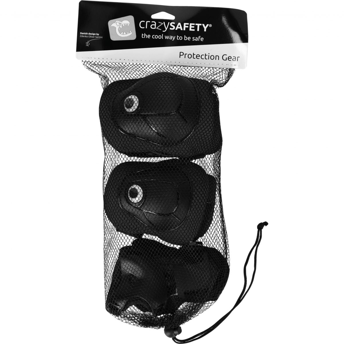 Crazy Safety, Schutzausrüstung, Junior, schwarz — 2