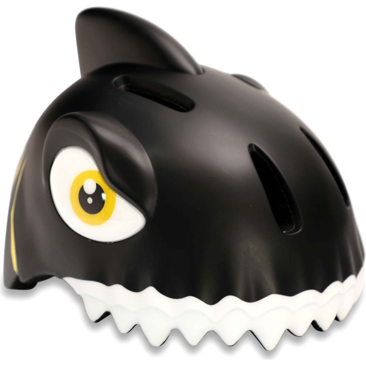 Crazy Safety Shark, Fahrradhelm, Junior, schwarz — 2