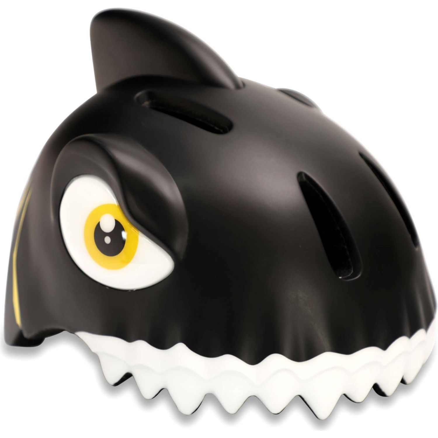 Crazy Safety Shark, Fahrradhelm, Junior, schwarz