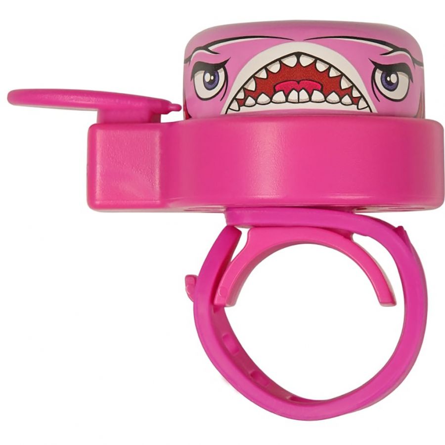 Crazy Safety Shark, Klingel, pink