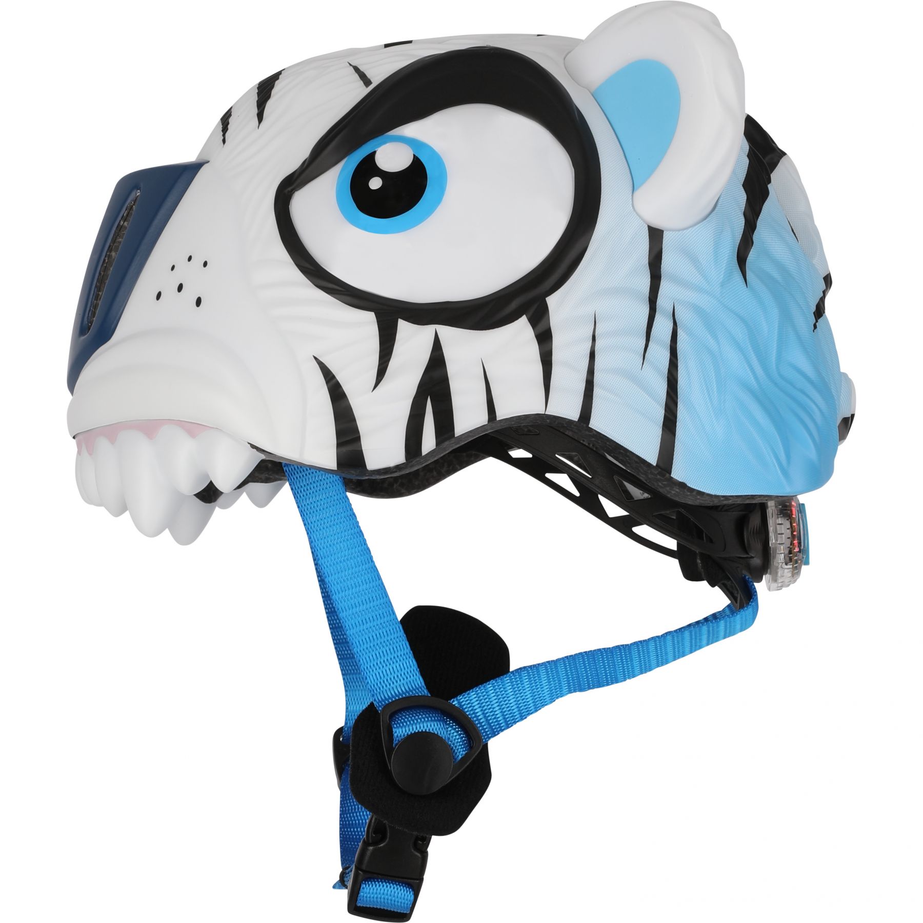 Crazy Safety Tiger, Fahrradhelm, Junior, weiß