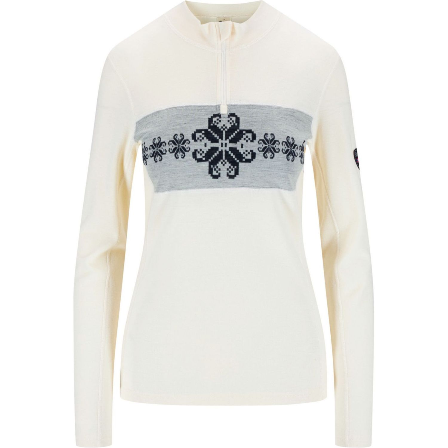 Dale of Norway Falkeberg Baselayer Half Zip, Funktionsunterwäsche, Damen, weiß