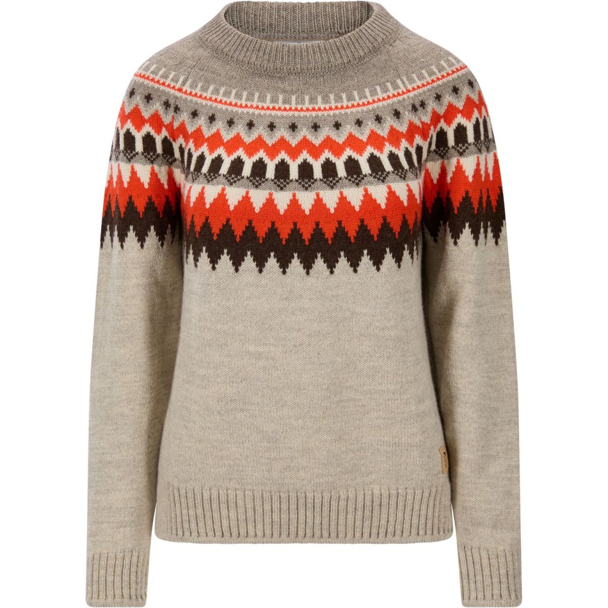 Dale of Norway Losna Feminine Sweater, Fleecejacke, Damen, beige/braun — 2