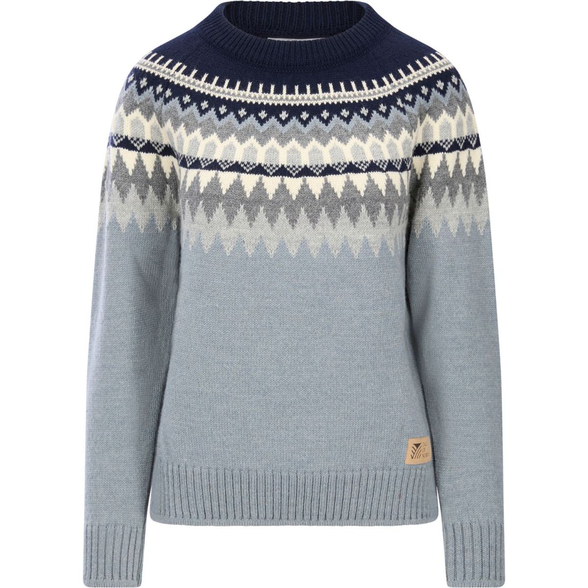 Dale of Norway Losna Feminine Sweater, Fleecejacke, Damen, blau — 2