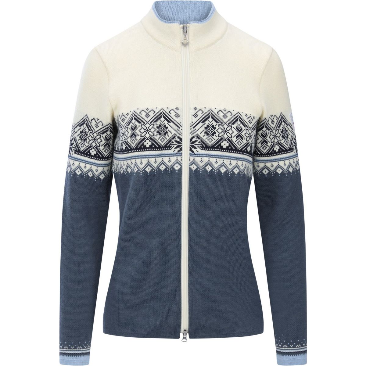 Dale of Norway Moritz Fem. Jacke, Fleecejacke, Damen, Offwhite/Navy — 2