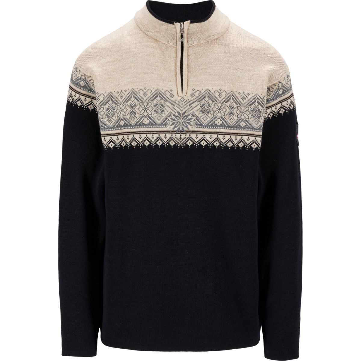 Dale of Norway Moritz, Pullover, Herren, schwarz/beige — 2
