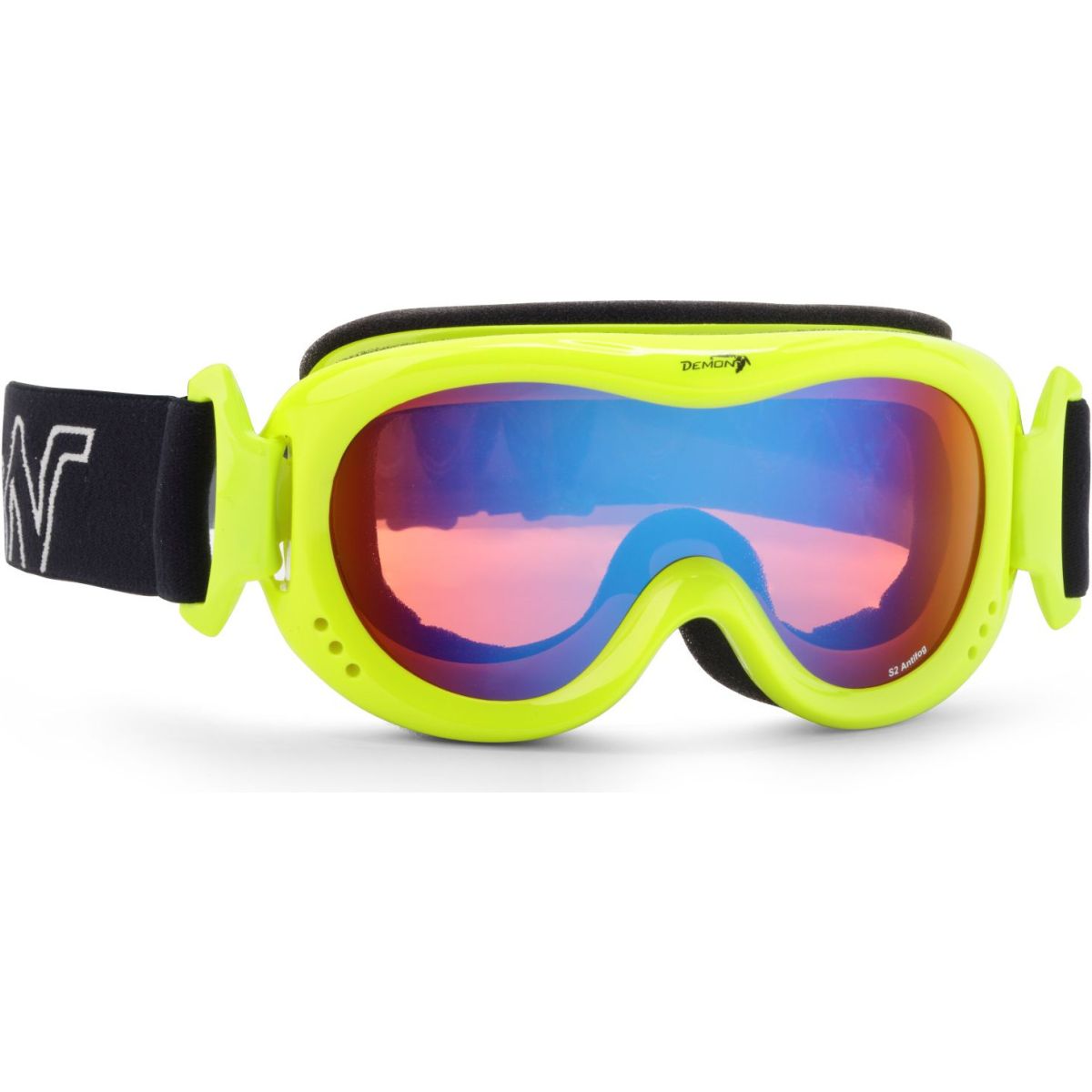 Demon Snow 6 Mirror, Skibrille, Junior, gelb