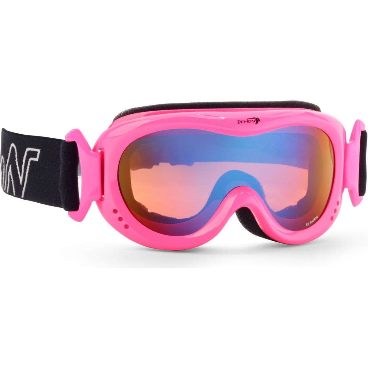 Demon Snow 6 Mirror, Skibrille, Junior, Pink