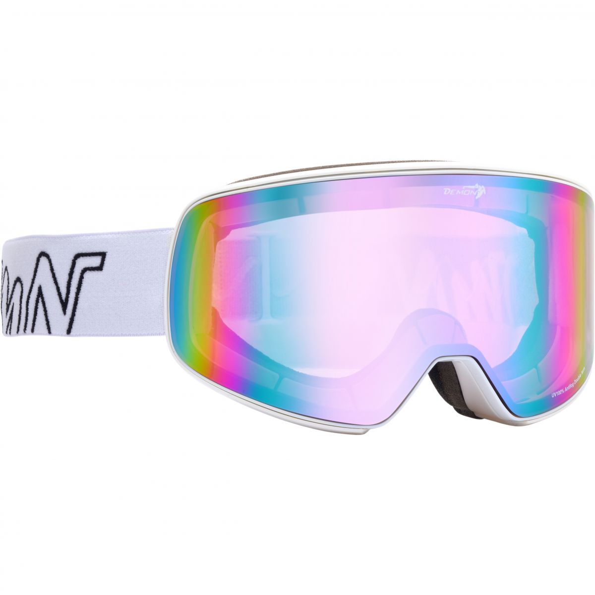 Demon Soular, Skibrille, weiß — 2