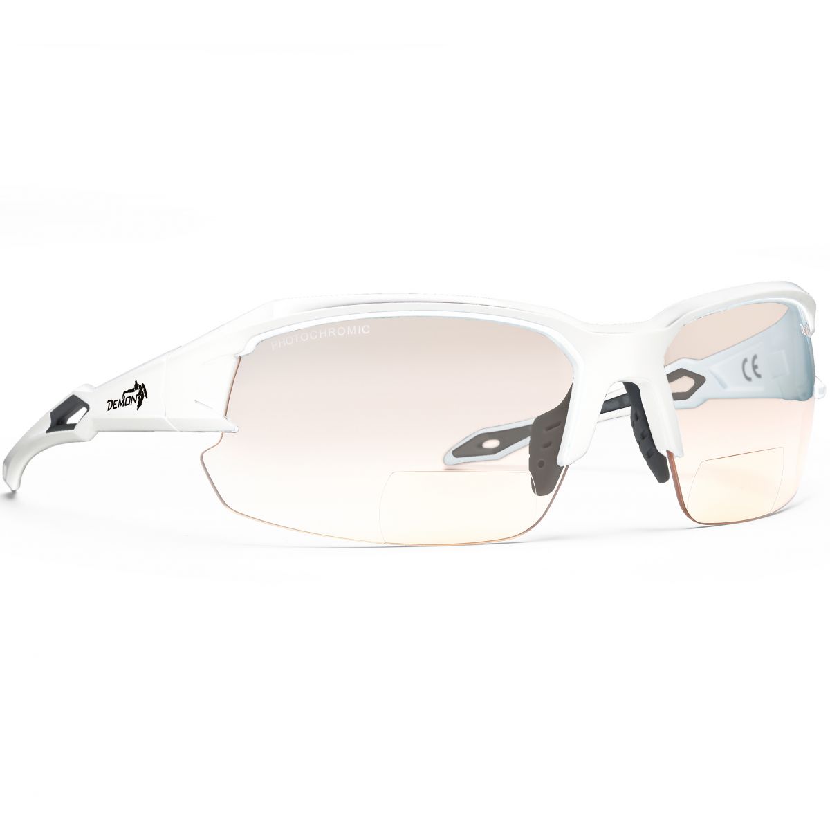 Demon Tiger Photochromic, Sonnenbrille mit Lesefeld, weiß — 2