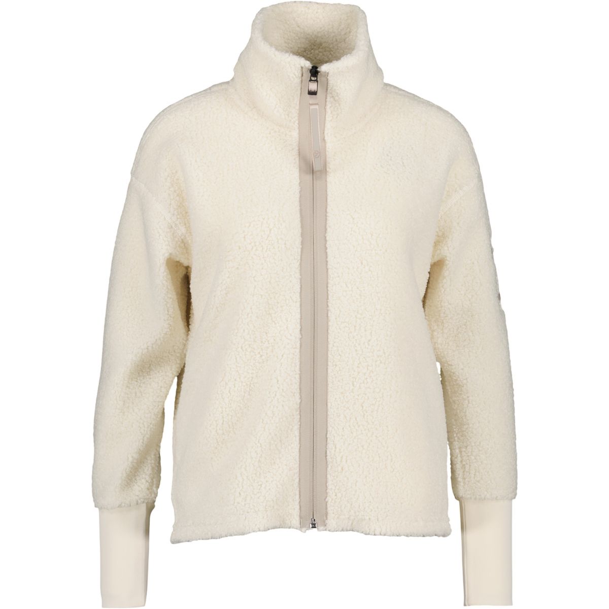 Didriksons Alexa, Fleecejacke, Damen, White Foam — 2