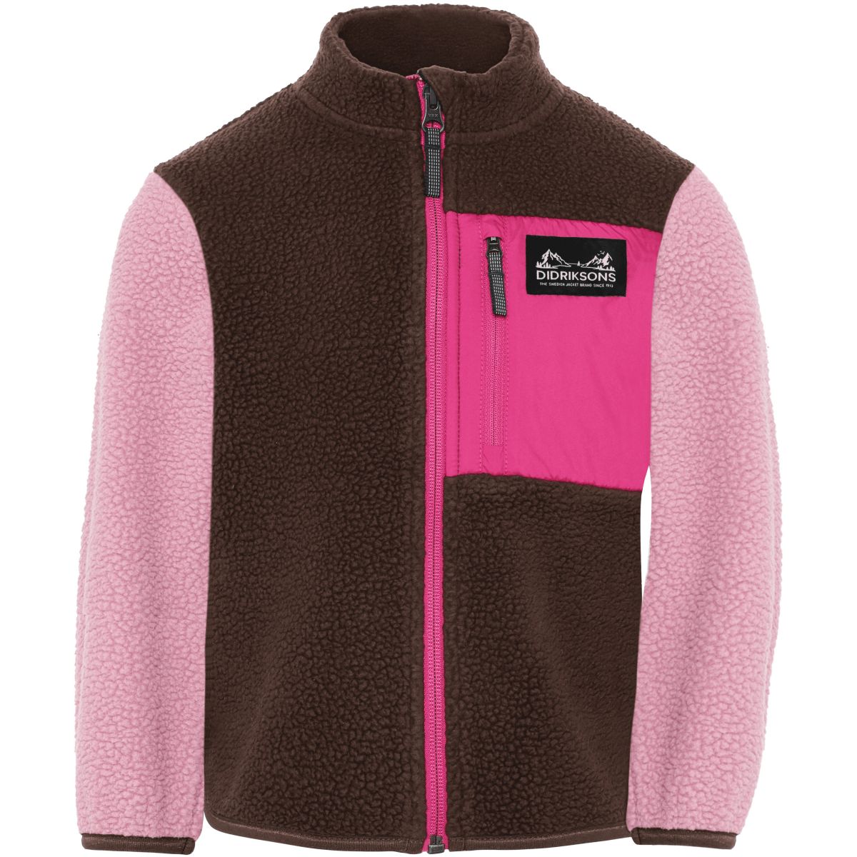 Didriksons Anten 2, Fleecejacke, Kinder, pink — 2