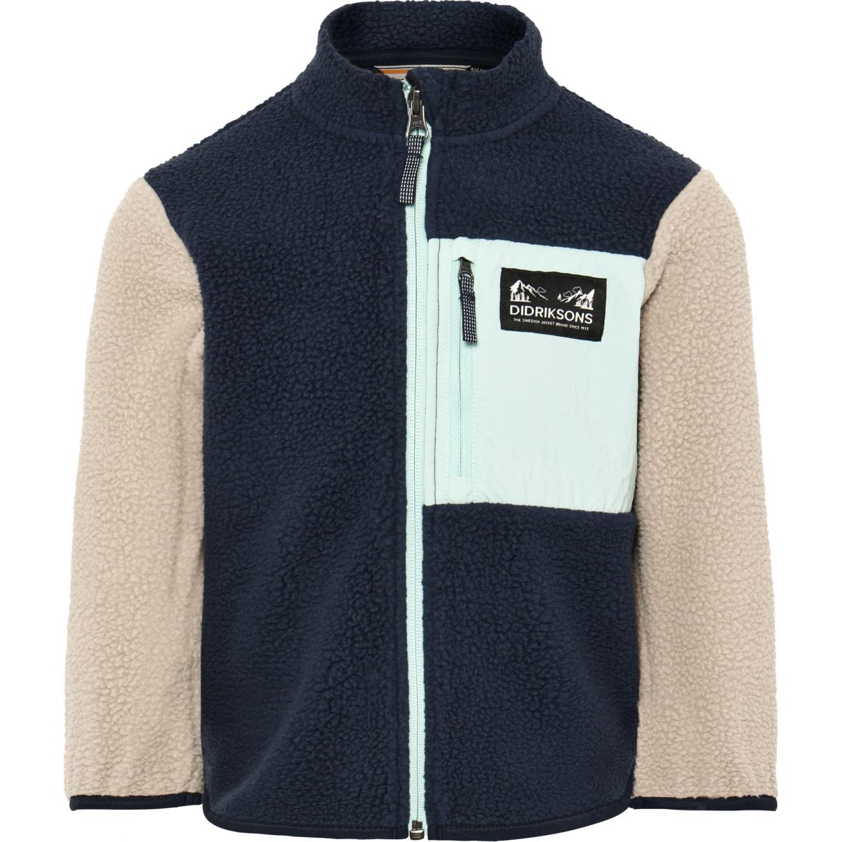 Didriksons Anten, Fleecejacke, Junior, dunkelblau — 2