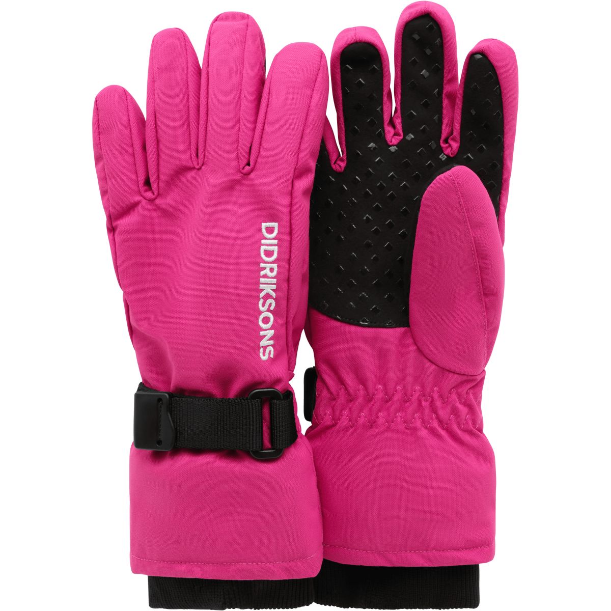 Didriksons Biggles 4, Skihandschuhe, Kinder, pink — 2