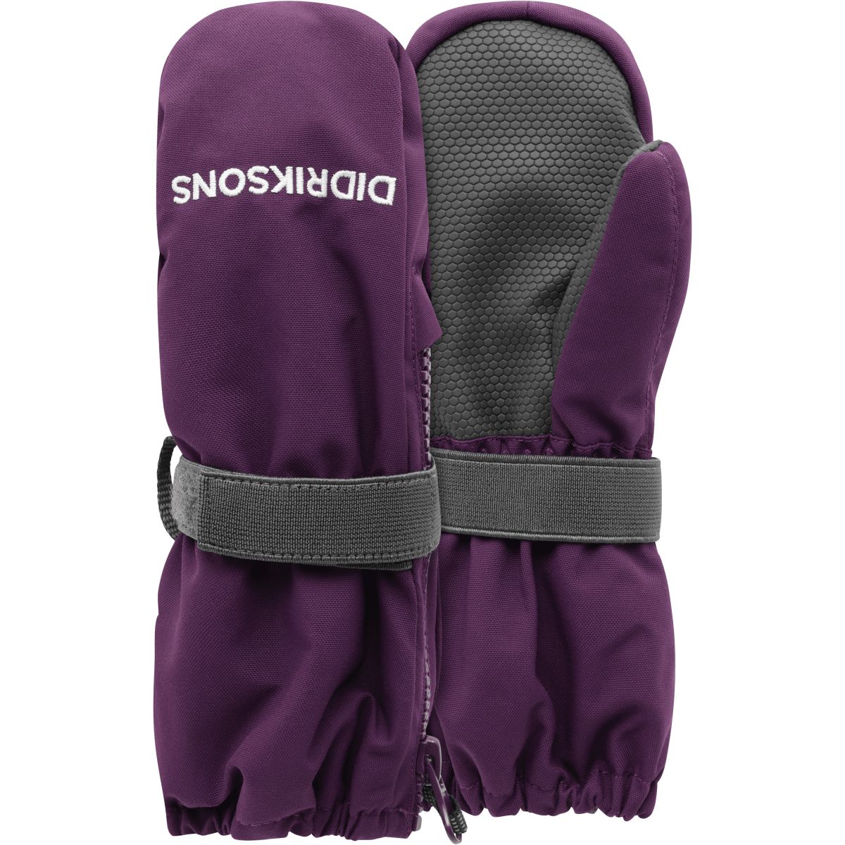 Didriksons Biggles Zip 9, Fäustlinge, Kinder, lila — 2