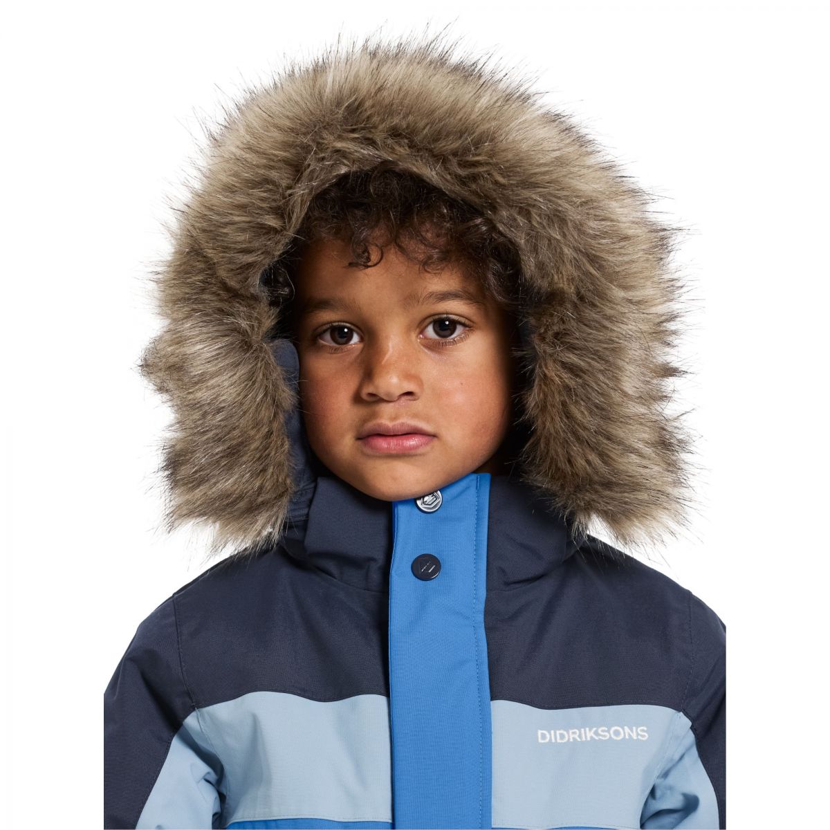 Didriksons Bjärven, Schneeanzug, Junior, blau — 2