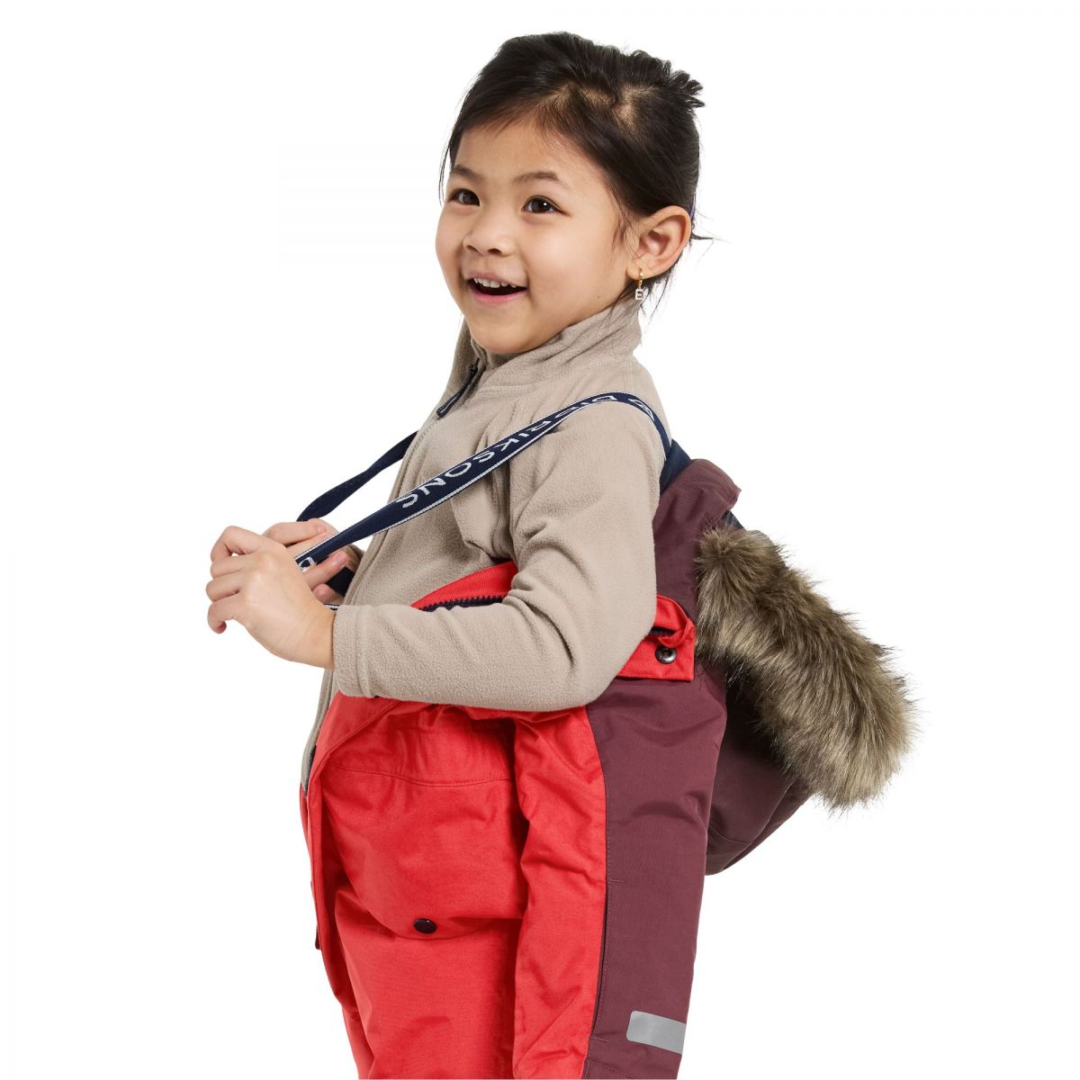 Didriksons Bjärven, Schneeanzug, Junior, rot — 2
