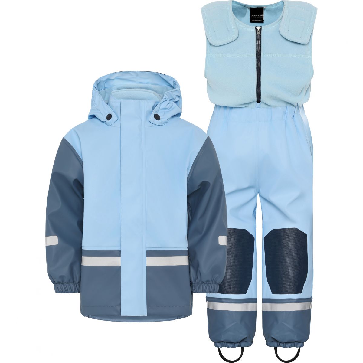 Didriksons Boardman, Regenanzug, Junior, hellblau — 2